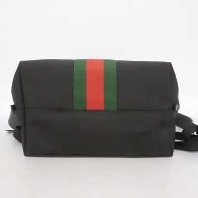 Pre-owned Gucci Black Nylon Backpack ()