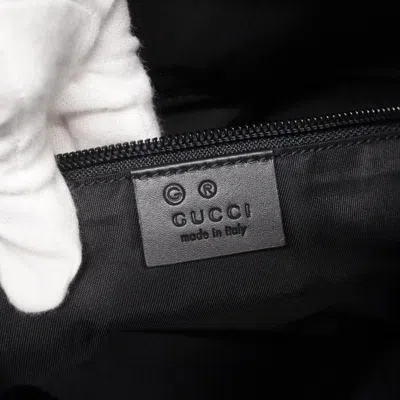 Pre-owned Gucci Black Nylon Backpack ()