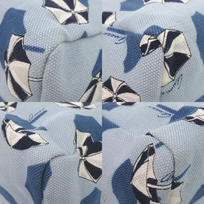 Pre-owned Gucci Blue Canvas Tote Bag ()