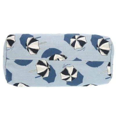 Pre-owned Gucci Blue Canvas Tote Bag ()