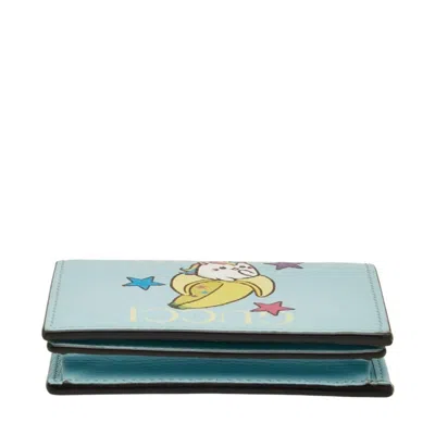 Pre-owned Gucci Blue Leather Wallet (bi-fold) ()
