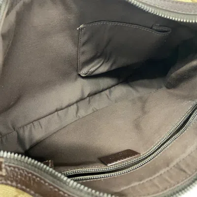 Pre-owned Gucci Brown Canvas Shoulder Bag ()