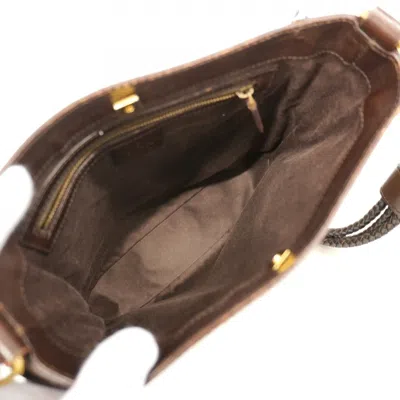 Pre-owned Gucci Brown Canvas Shoulder Bag ()