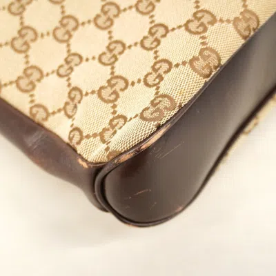 Pre-owned Gucci Brown Canvas Shoulder Bag ()