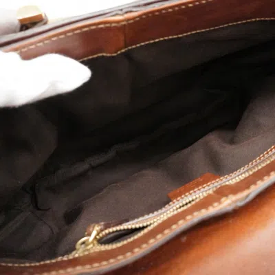 Pre-owned Gucci Brown Canvas Shoulder Bag ()