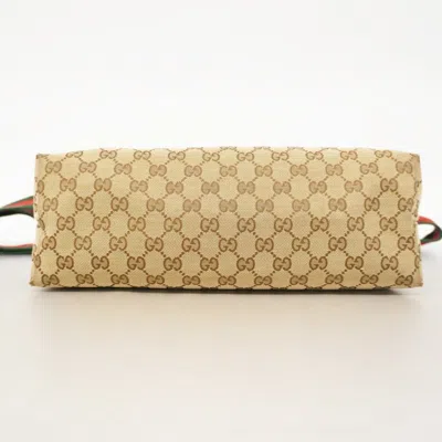 Pre-owned Gucci Brown Canvas Shoulder Bag ()