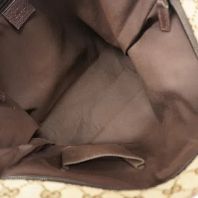 Pre-owned Gucci Brown Canvas Shoulder Bag ()