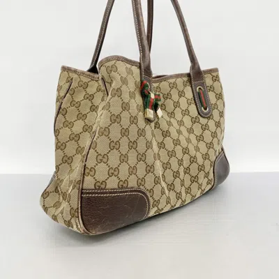 Pre-owned Gucci Brown Canvas Tote Bag ()