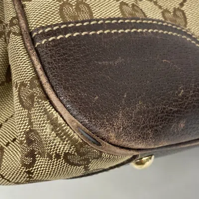 Pre-owned Gucci Brown Canvas Tote Bag ()