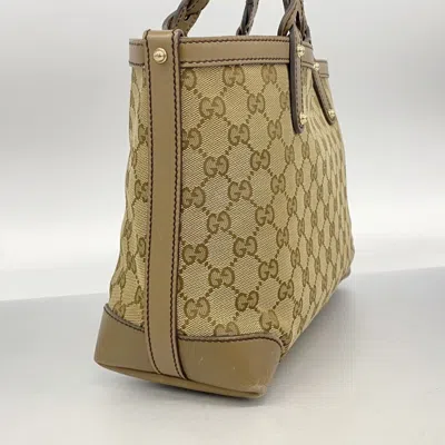 Pre-owned Gucci Brown Canvas Tote Bag ()