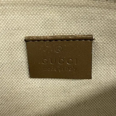 Pre-owned Gucci Brown Canvas Tote Bag ()
