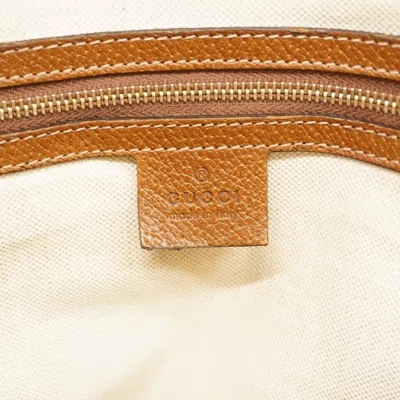 Pre-owned Gucci Brown Canvas Tote Bag ()