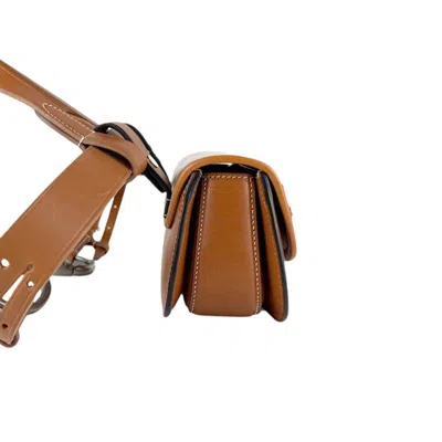 Pre-owned Gucci Brown Leather Shoulder Bag ()