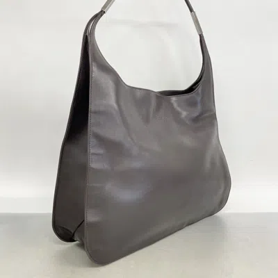 Pre-owned Gucci Brown Leather Shoulder Bag ()