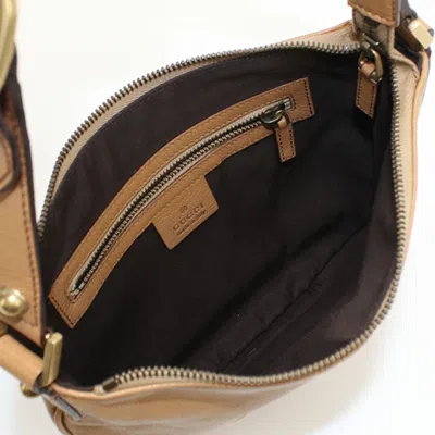 Pre-owned Gucci Brown Leather Shoulder Bag ()