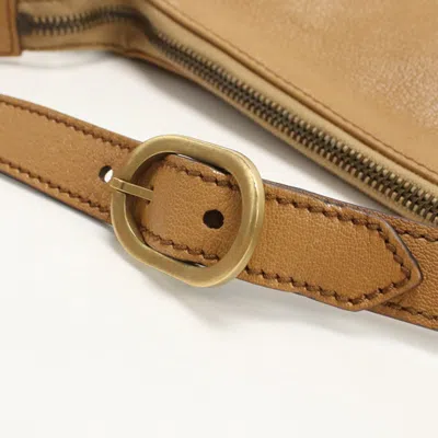 Pre-owned Gucci Brown Leather Shoulder Bag ()