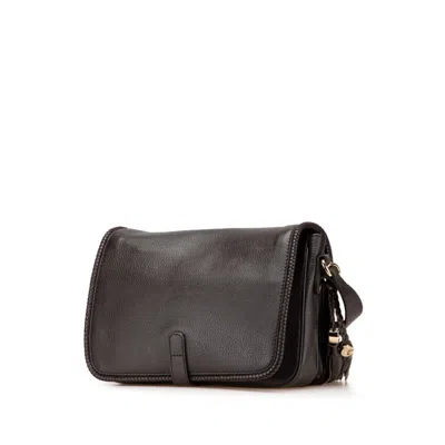 Pre-owned Gucci Brown Leather Shoulder Bag ()