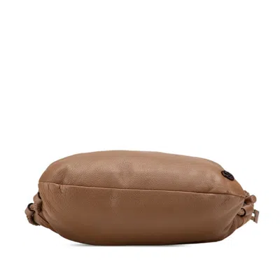 Pre-owned Gucci Brown Leather Shoulder Bag ()