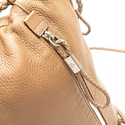 Pre-owned Gucci Brown Leather Shoulder Bag ()