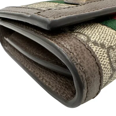 Pre-owned Gucci Brown Leather Wallet (bi-fold) ()
