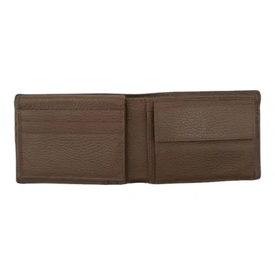 Pre-owned Gucci Brown Leather Wallet (bi-fold) ()