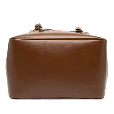 Pre-owned Gucci Brown Pvc Leather Backpack ()