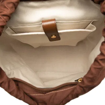 Pre-owned Gucci Brown Pvc Leather Backpack ()