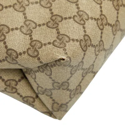 Pre-owned Gucci Brown Pvc Leather Tote Bag ()