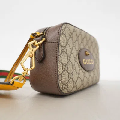 Pre-owned Gucci Brown Pvc Shoulder Bag ()