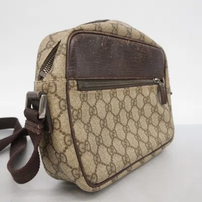 Pre-owned Gucci Brown Pvc Shoulder Bag ()