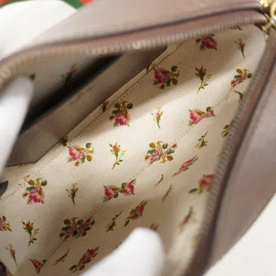 Pre-owned Gucci Brown Pvc Shoulder Bag ()