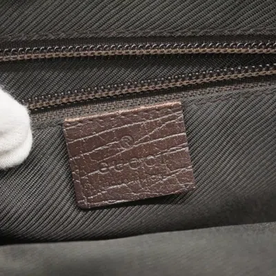 Pre-owned Gucci Brown Pvc Shoulder Bag ()