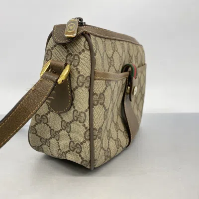 Pre-owned Gucci Brown Pvc Shoulder Bag ()