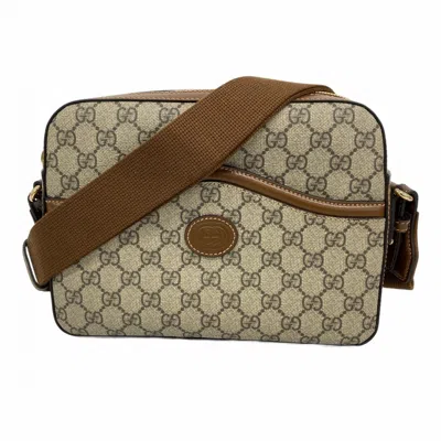 Pre-owned Gucci Brown Pvc Shoulder Bag ()