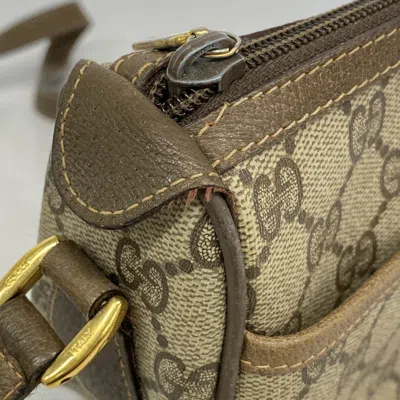 Pre-owned Gucci Brown Pvc Shoulder Bag ()