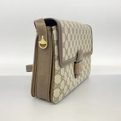 Pre-owned Gucci Brown Pvc Shoulder Bag ()