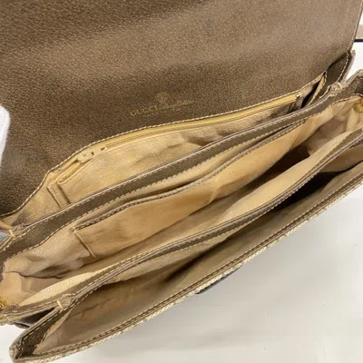 Pre-owned Gucci Brown Pvc Shoulder Bag ()