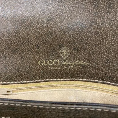 Pre-owned Gucci Brown Pvc Shoulder Bag ()