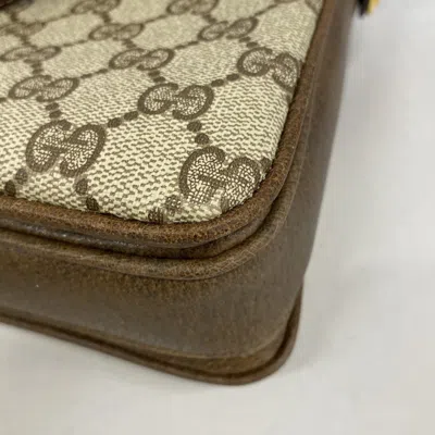 Pre-owned Gucci Brown Pvc Shoulder Bag ()