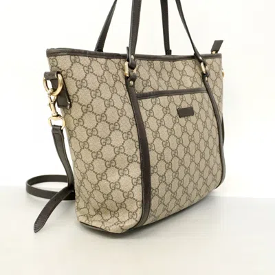 Pre-owned Gucci Brown Pvc Tote Bag ()