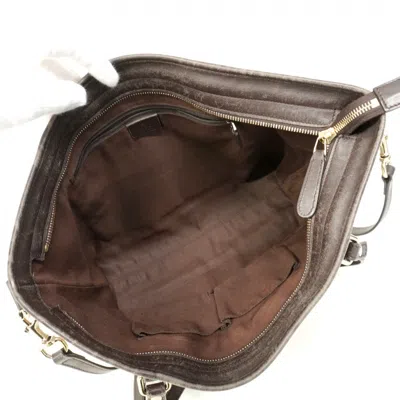 Pre-owned Gucci Brown Pvc Tote Bag ()