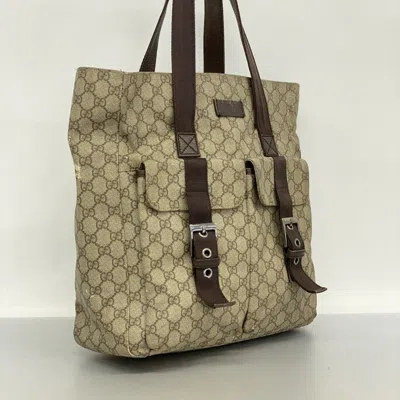Pre-owned Gucci Brown Pvc Tote Bag ()