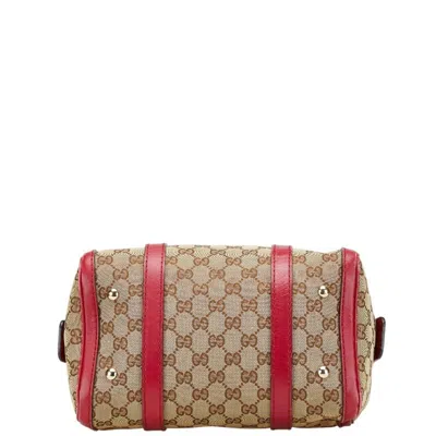 Pre-owned Gucci Gg Canvas Beige Pink Gg Canvas Handbag Shoulder Bag ()
