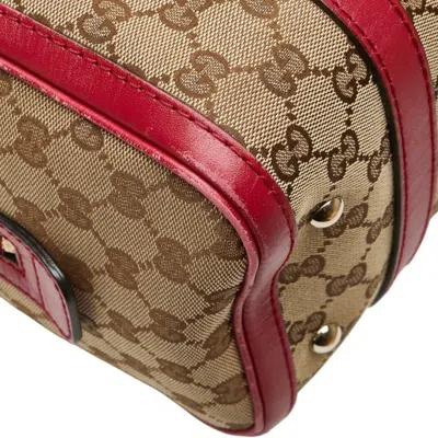 Pre-owned Gucci Gg Canvas Beige Pink Gg Canvas Handbag Shoulder Bag ()
