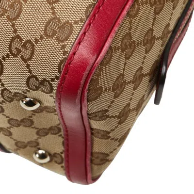 Pre-owned Gucci Gg Canvas Beige Pink Gg Canvas Handbag Shoulder Bag ()