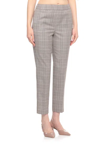 Peserico Trousers With Bright Light Point Details In Neutral