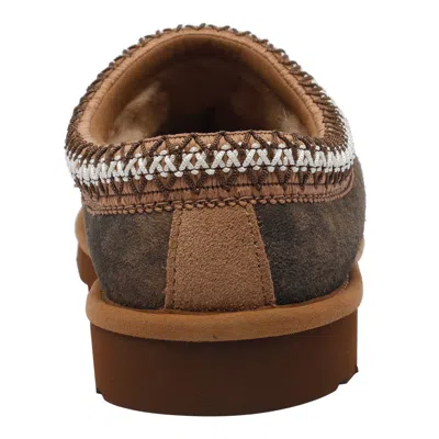 Ugg Chestnut Brown Suede Leather Tasman Ii Slippers In Green
