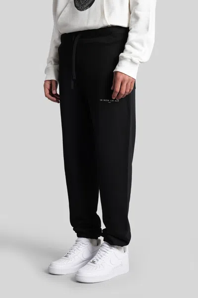 Ih Nom Uh Nit Pants In Black Cotton In Black