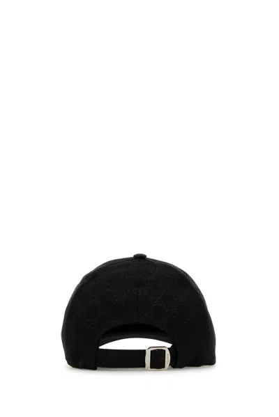Gucci Gg Ripstop Baseball Cap In Black