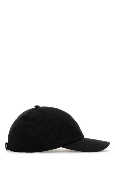 Gucci Gg Ripstop Baseball Cap In Black